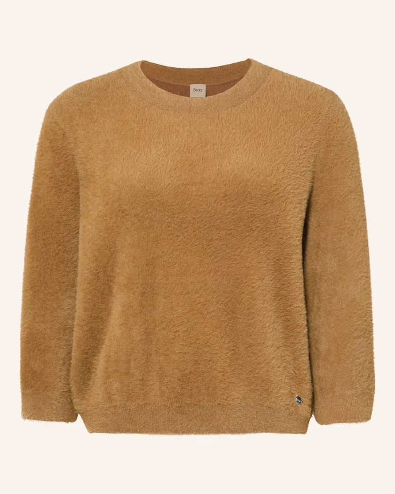 Brax Pullover Noemi Mit 3/4-Arm beige Braun