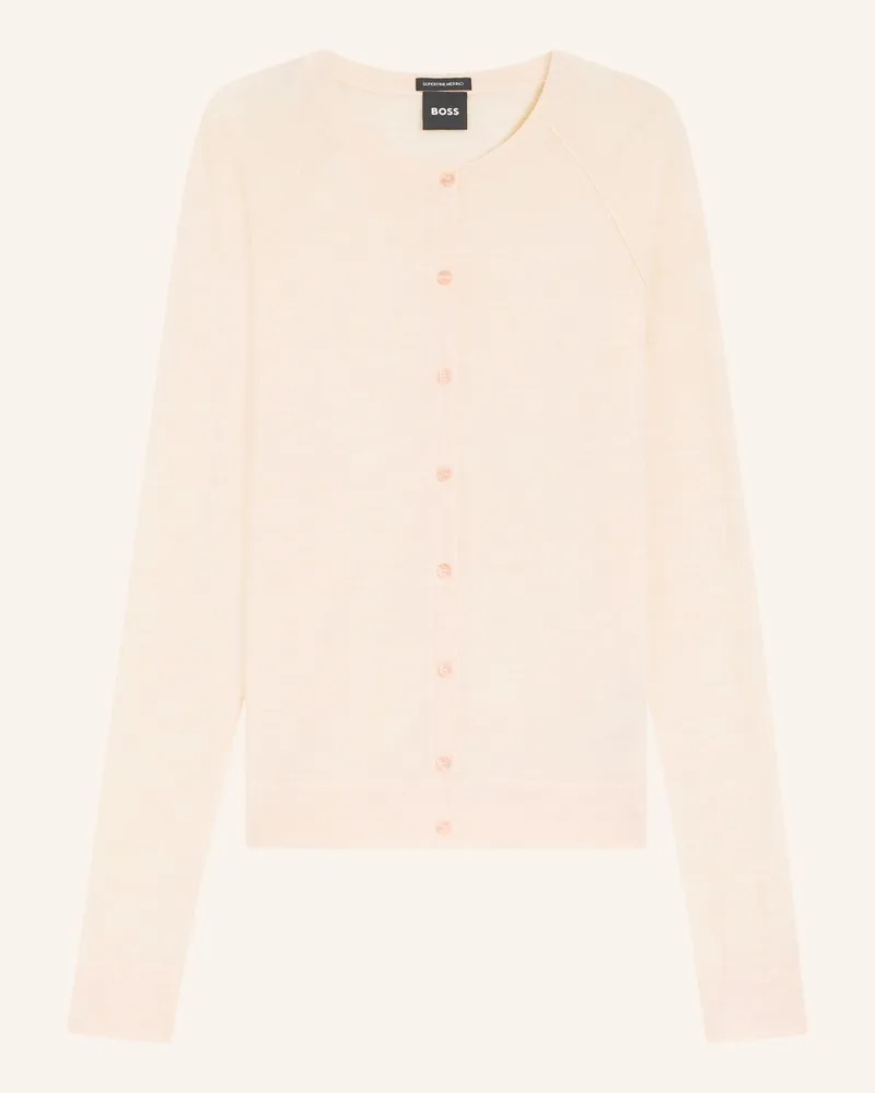 HUGO BOSS Strickjacke FONAMI Ecru