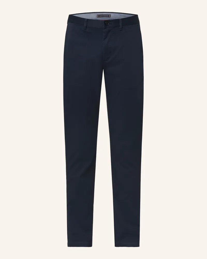 Tommy Hilfiger Chino Denton Straight Fit blau Dunkelblau