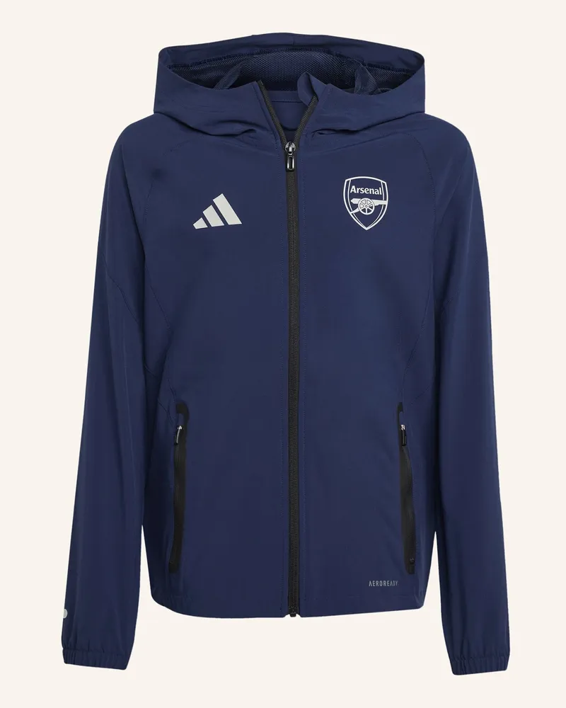 adidas Fc Arsenal Tiro 25 Competition Kids Vis Tech Travel Jacke blau Blau