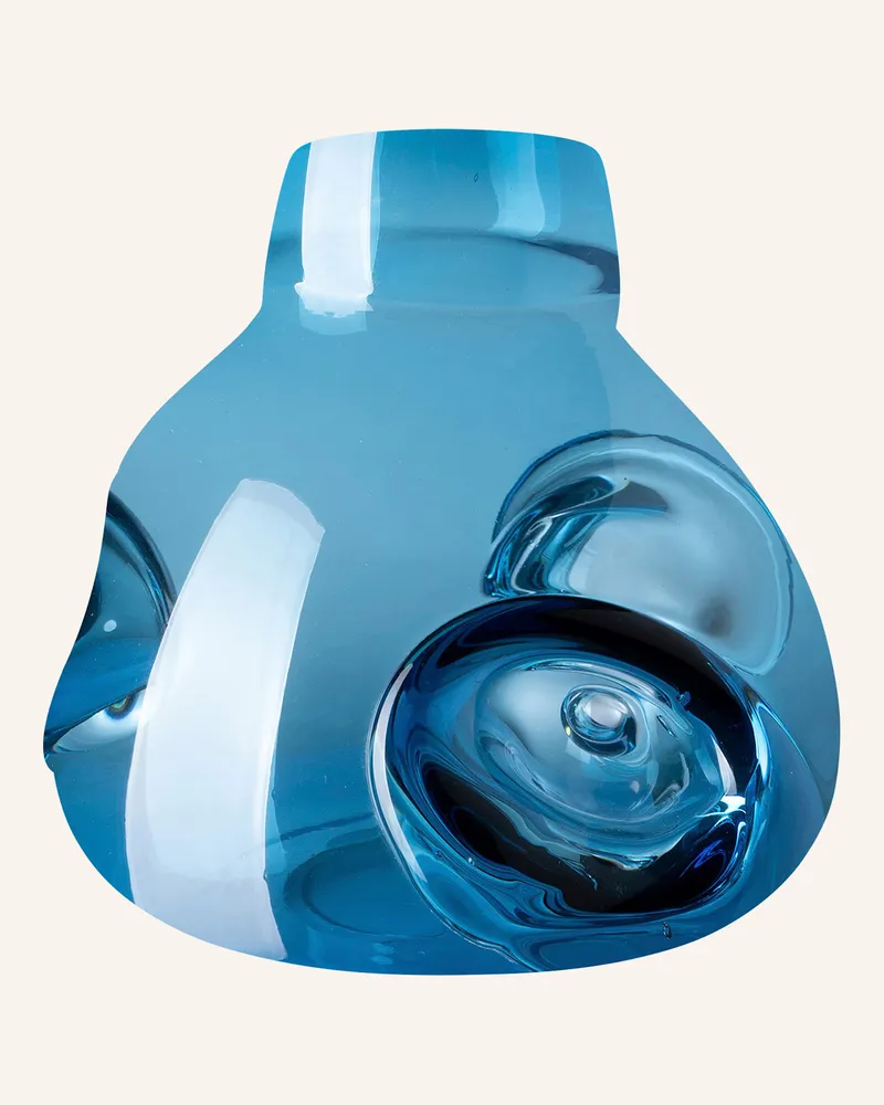 Fink Glasvase Jarven blau Blau