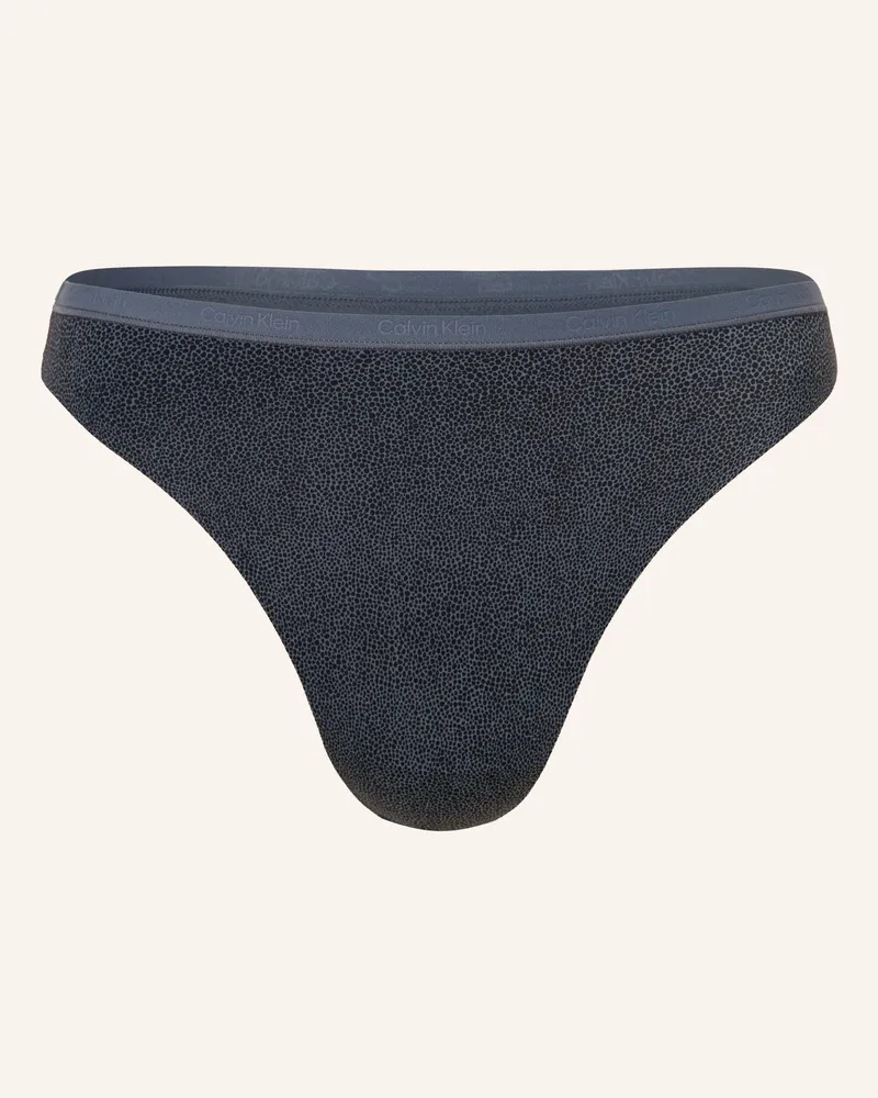 Calvin Klein String Perfectly Fit grau Dunkelgrau
