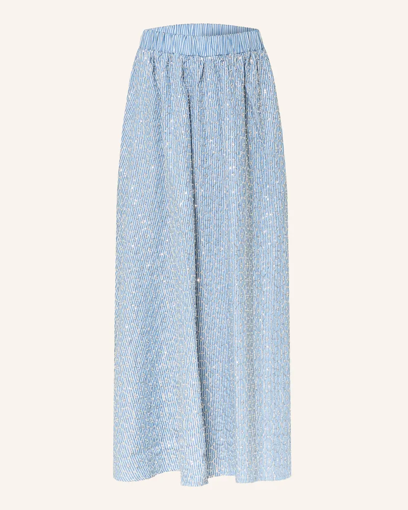 Sandro Rock Mit Schmucksteinen Und Pailletten blau Hellblau