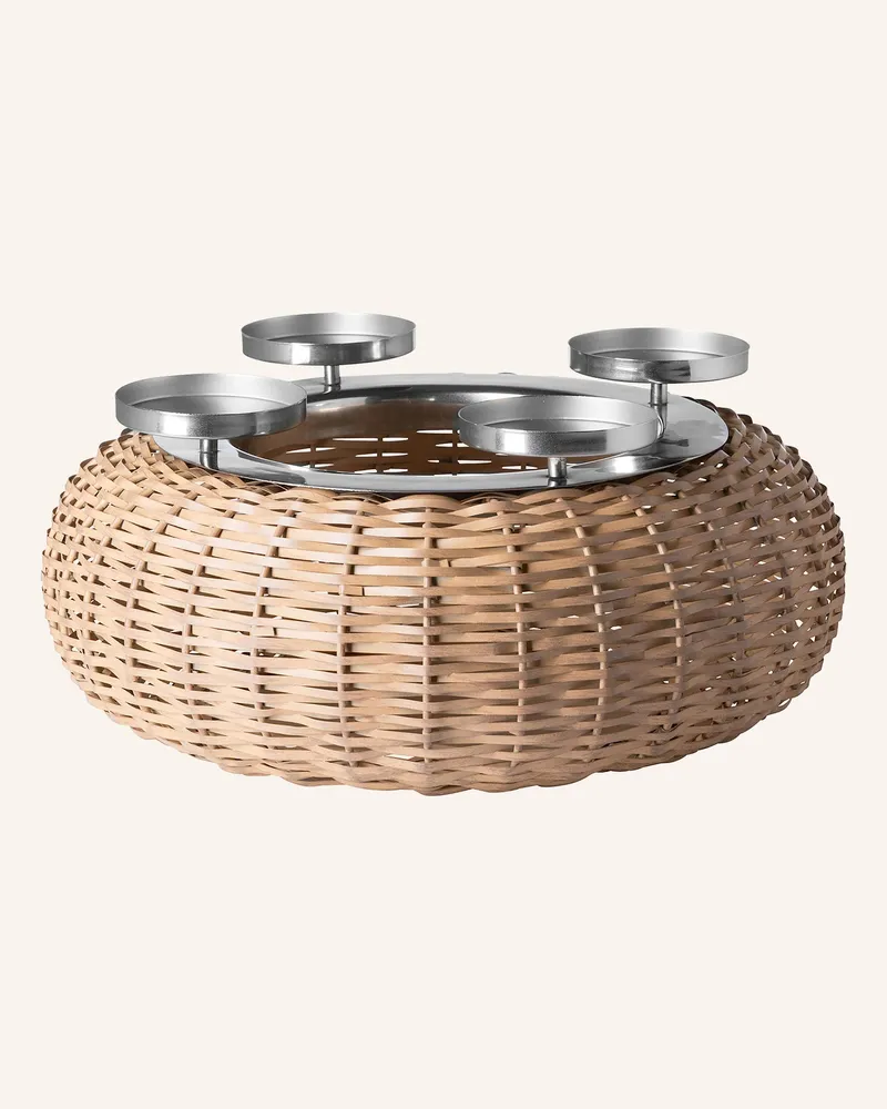 Fink Kranz 4-Flammig Corbello silber Silber