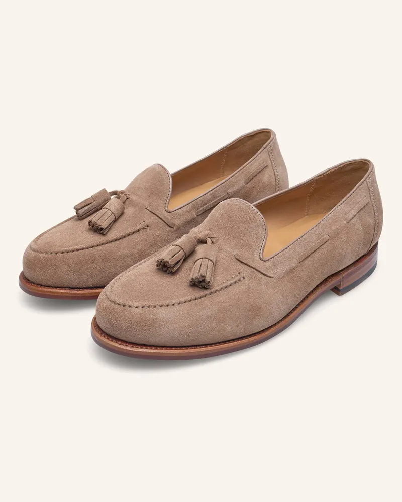 Heinrich Dinkelacker Loafer WIEN PLAIN TASSEL V Beige