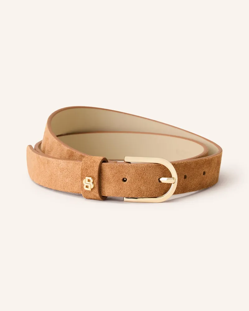 HUGO BOSS Ledergürtel SCARLET Cognac