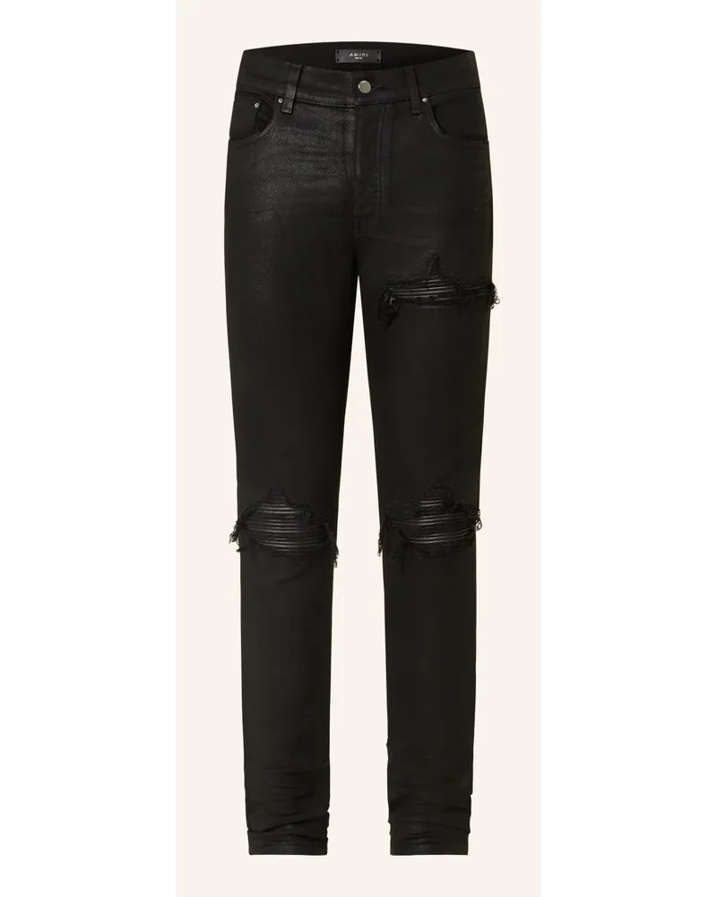 Amiri Coated Jeans Skinny Fit Schwarz