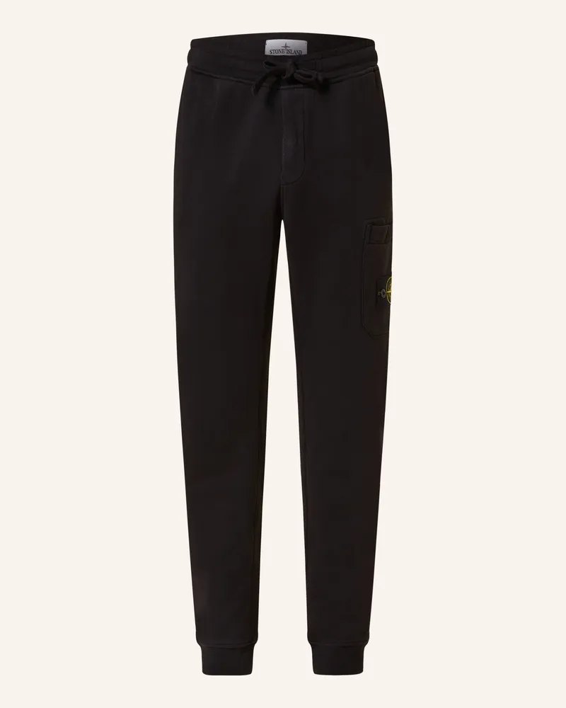 Stone Island Hose im Jogging-Stil Schwarz