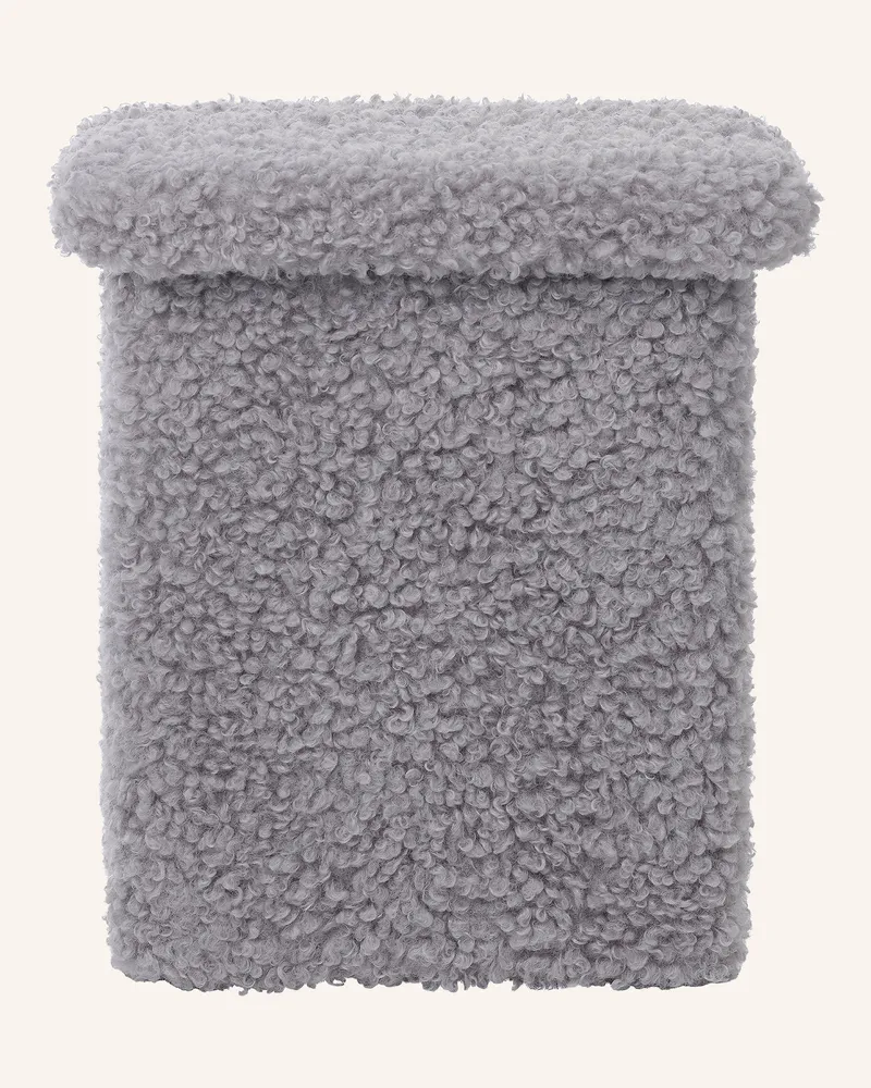 Blomus Pouf Teddy grau Grau