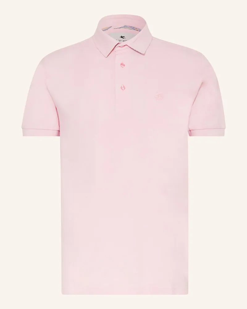 Etro Piqué-Poloshirt Pink