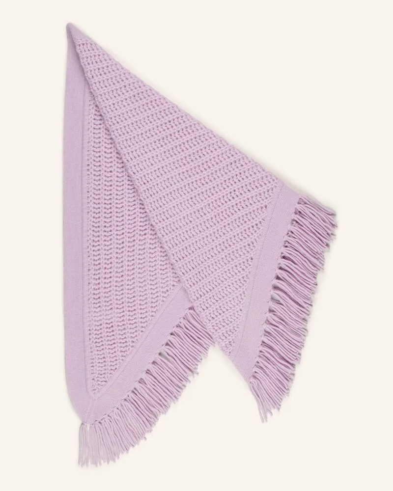 hemisphere Dreieckstuch Mit Cashmere lila Helllila