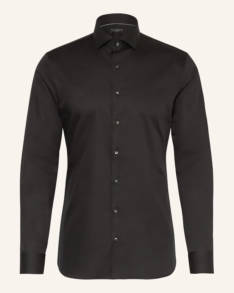Olymp Hemd No. Six super slim Schwarz