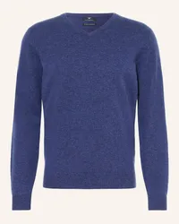 Strokesman's Cashmere-Pullover Blau