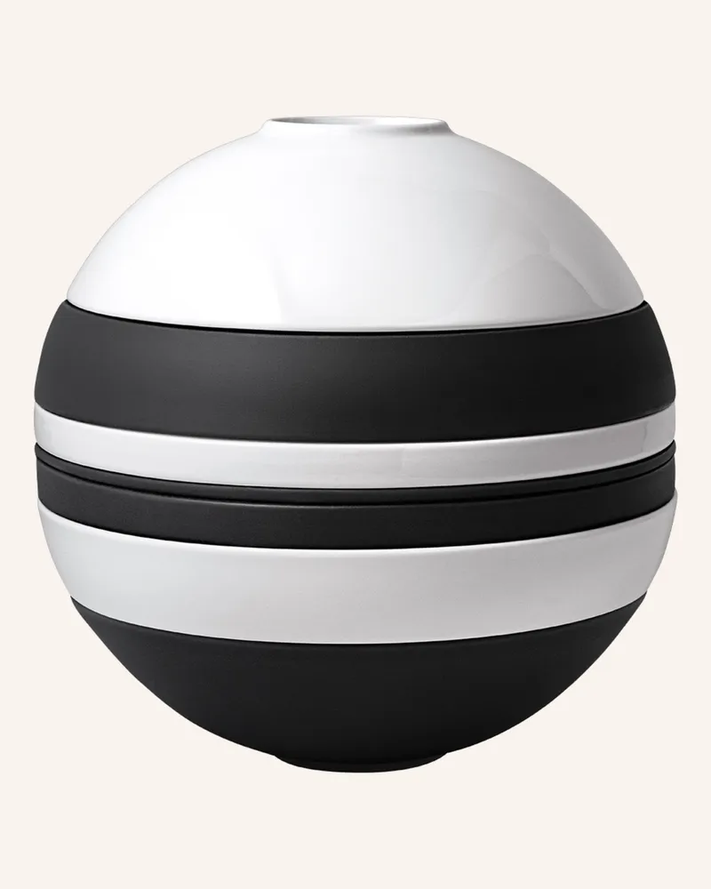 Villeroy & Boch La Boule Black & White ICONIC 7tlg. Set Schwarz