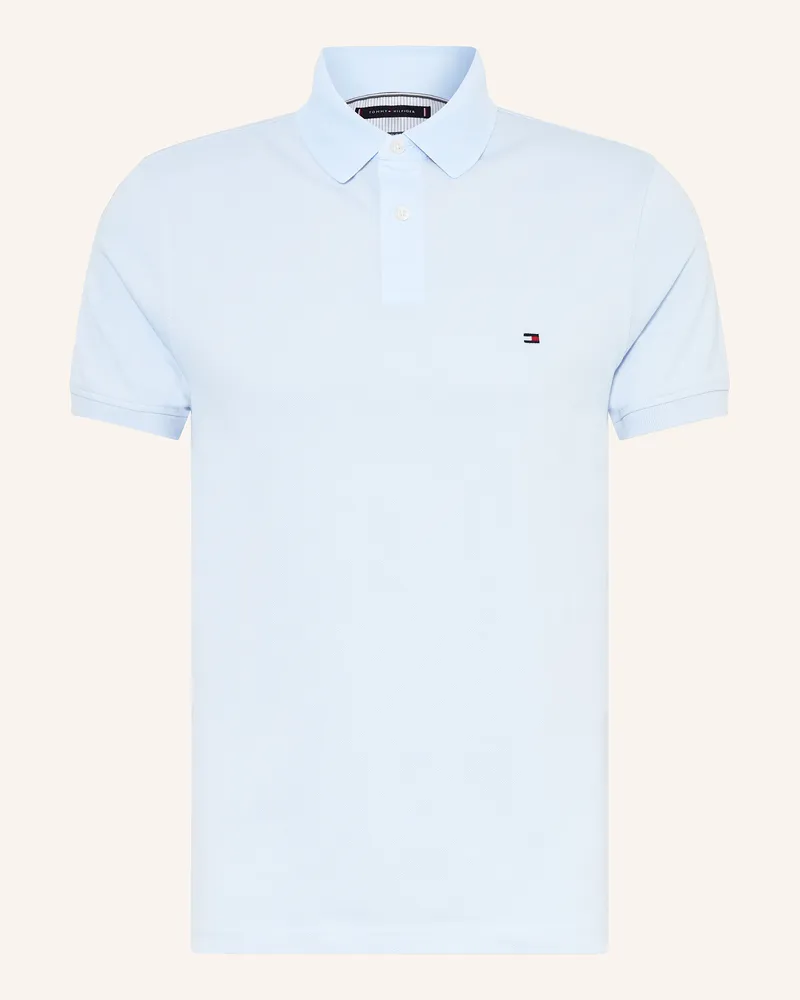 Tommy Hilfiger Piqué-Poloshirt Regular Fit Hellblau