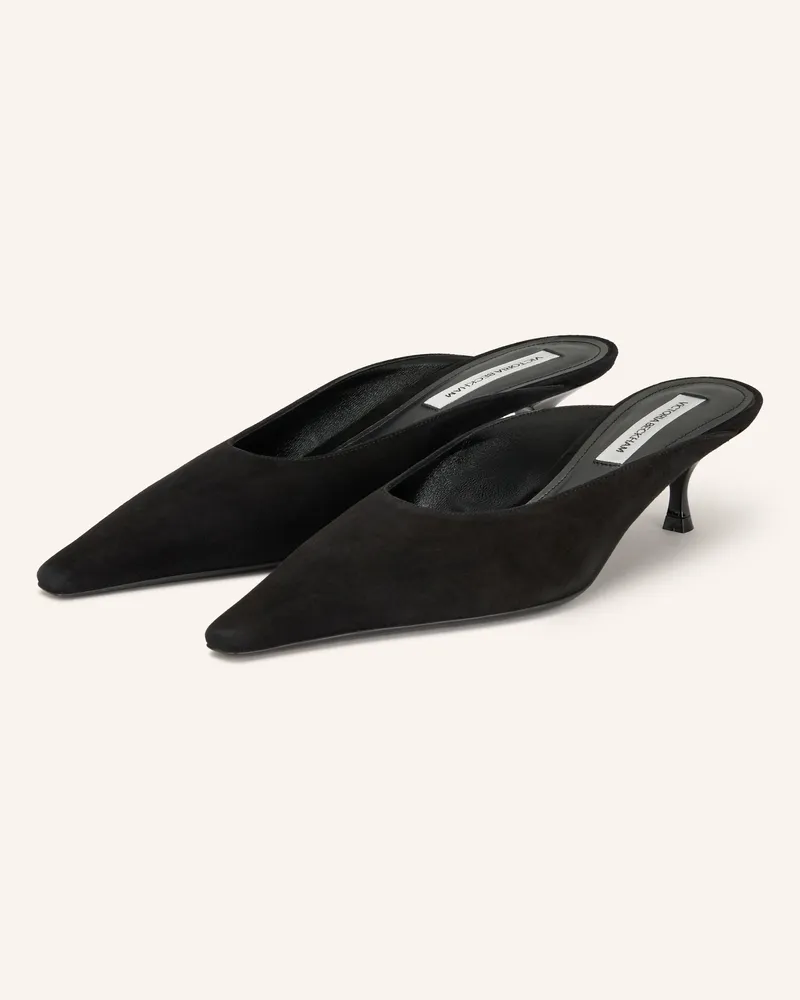 Victoria Beckham Mules schwarz Schwarz