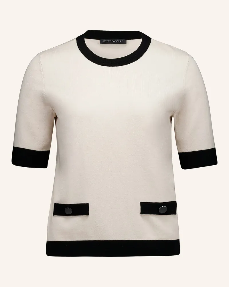 Betty Barclay Strickshirt weiss Beige