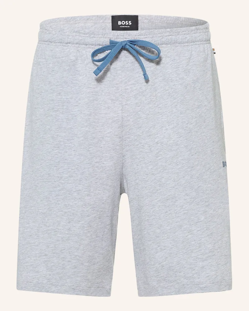 HUGO BOSS Lounge-Shorts Mix&Match grau Hellgrau