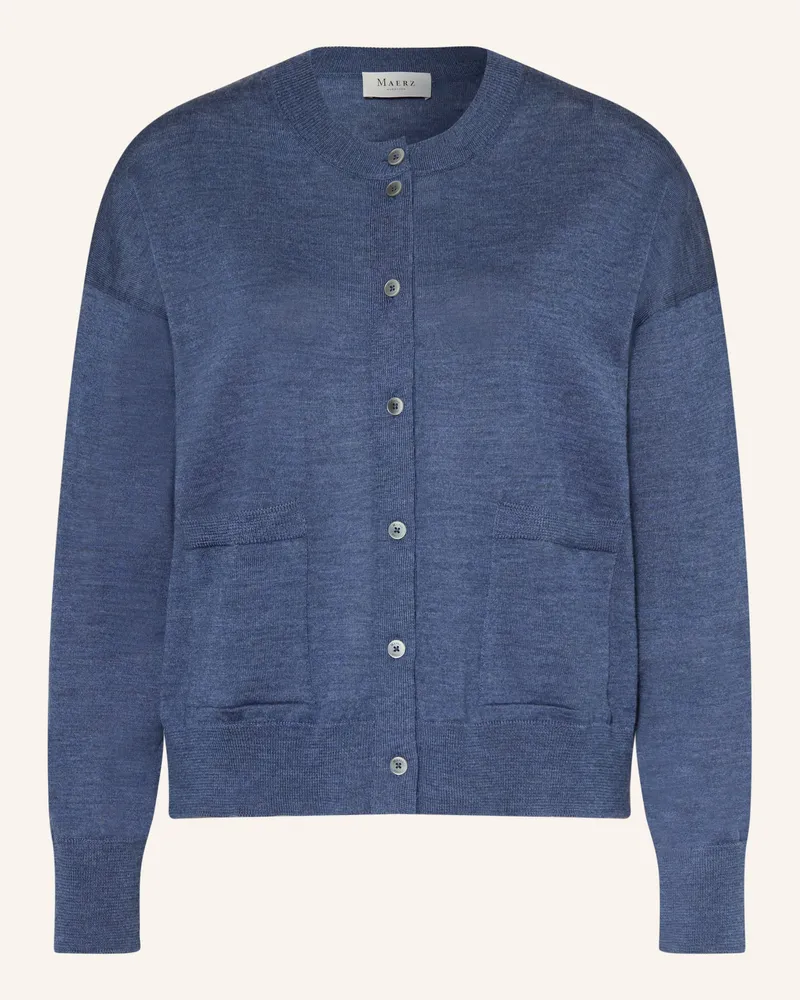 Maerz Strickjacke blau Blau