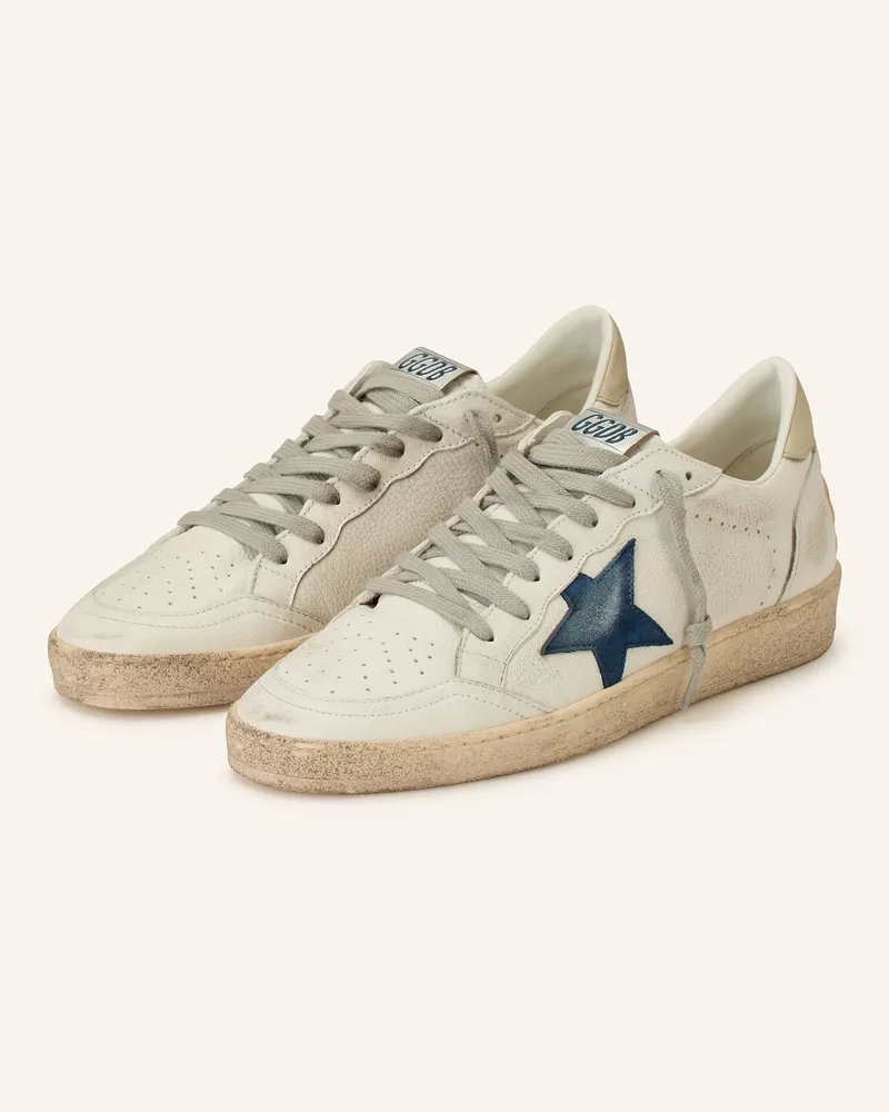 Golden Goose Sneaker Ball Star weiss Weiss