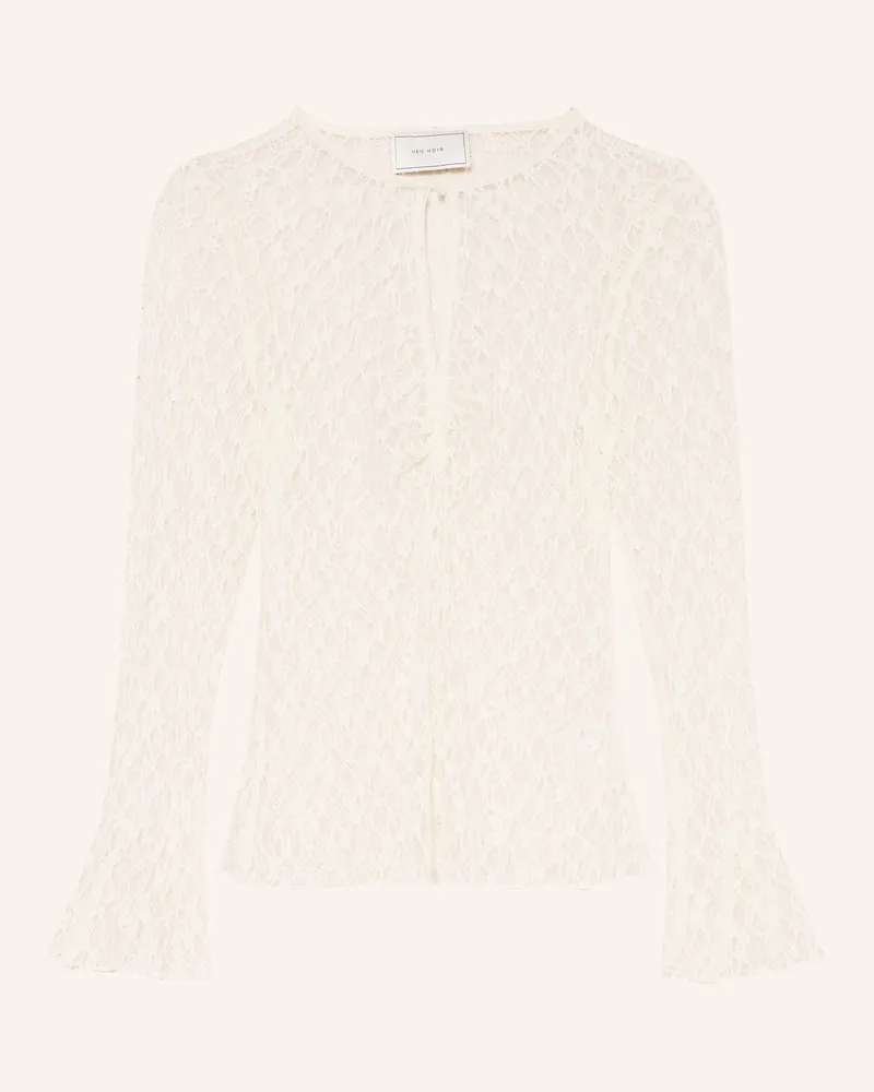 Neo Noir Blusenshirt MATRIA aus Spitze Creme