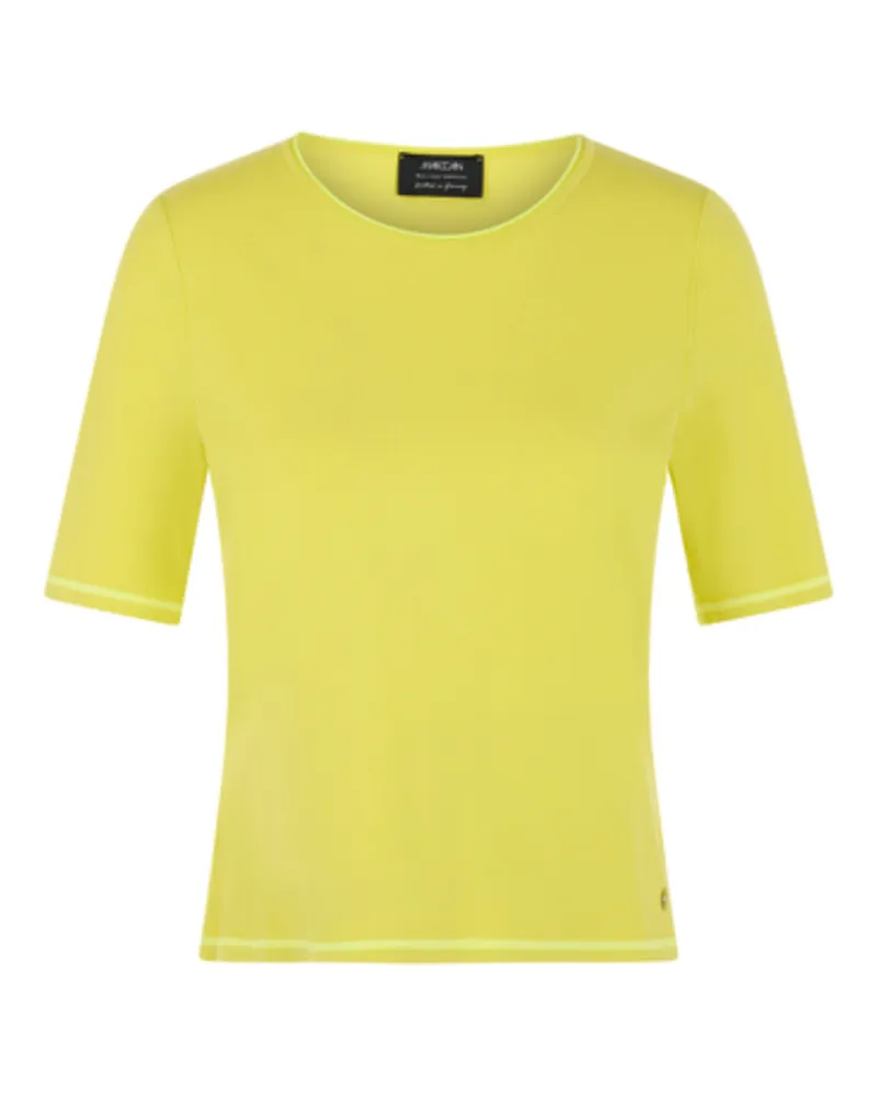 Marc Cain Pullover mit Glitzergarn Gelb