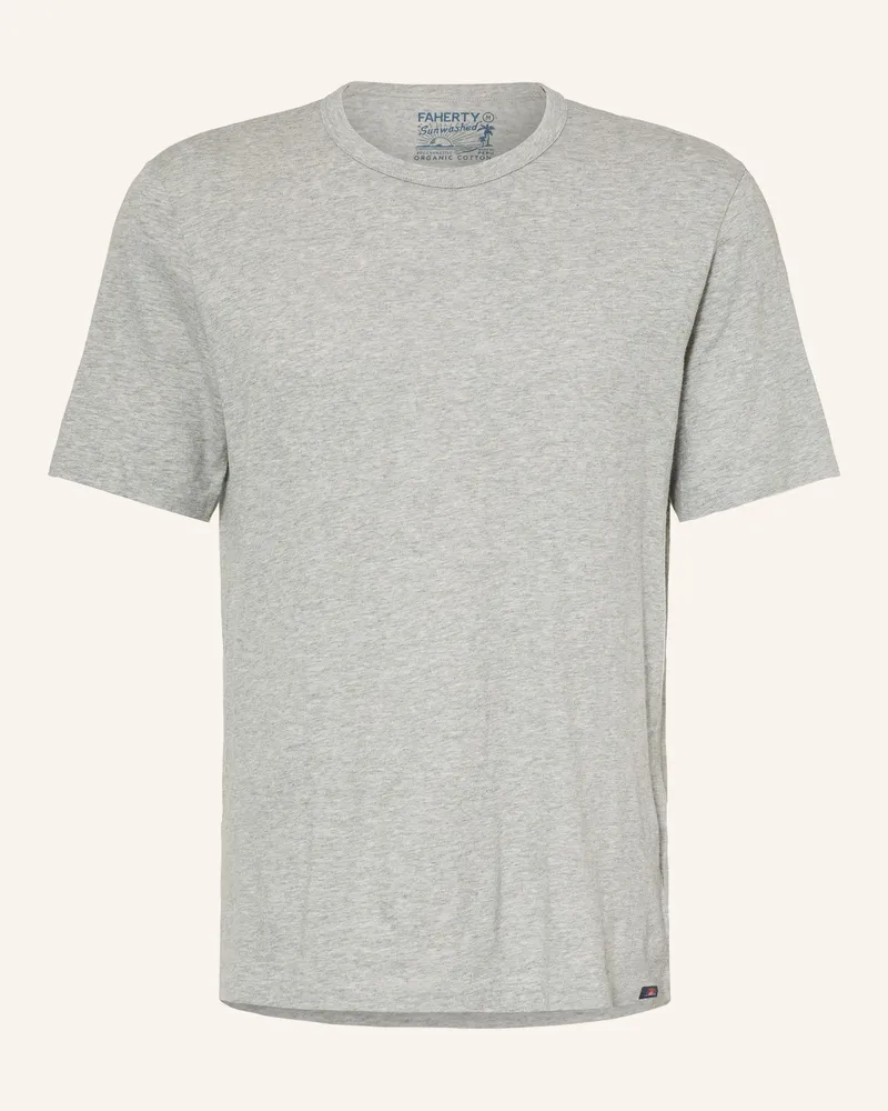 Faherty T-Shirt grau Grau