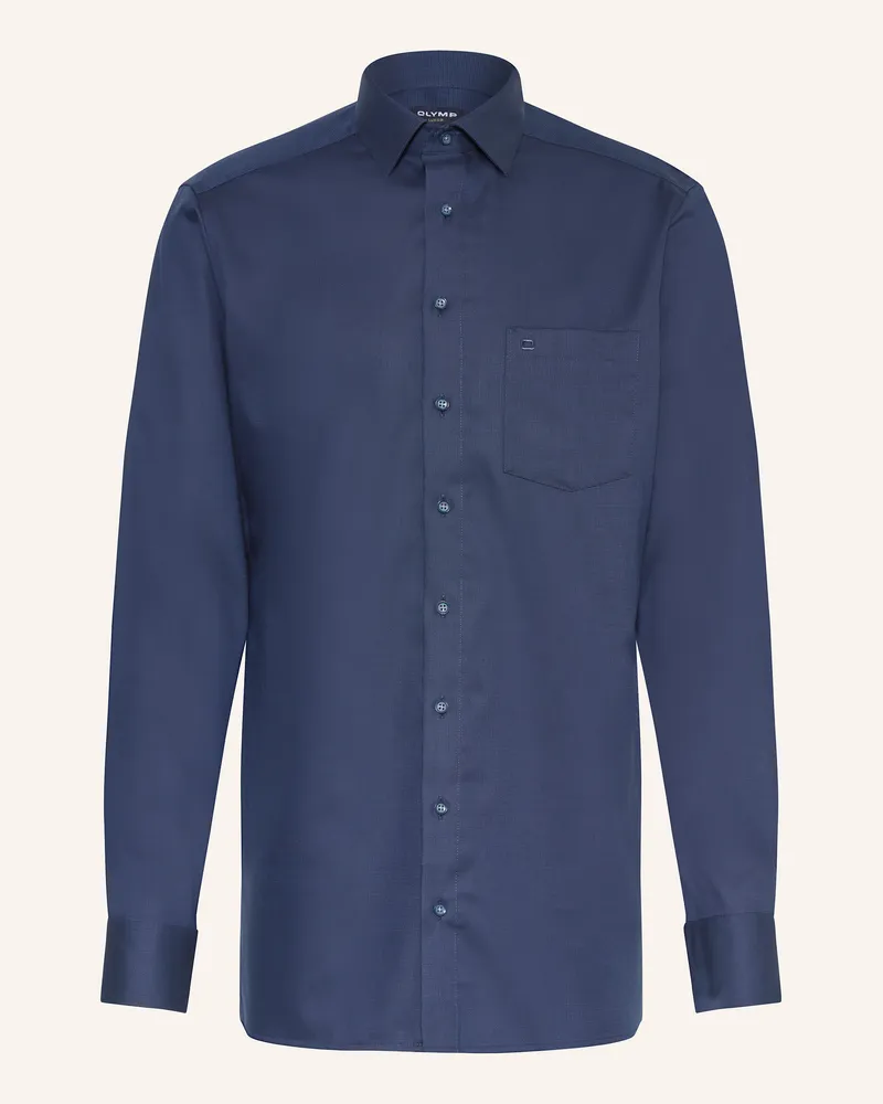 Olymp Hemd Luxor Modern Fit Mit Extralangem Arm blau Dunkelblau
