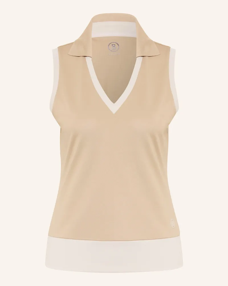 Bogner Piqué-Poloshirt Alysha beige Camel