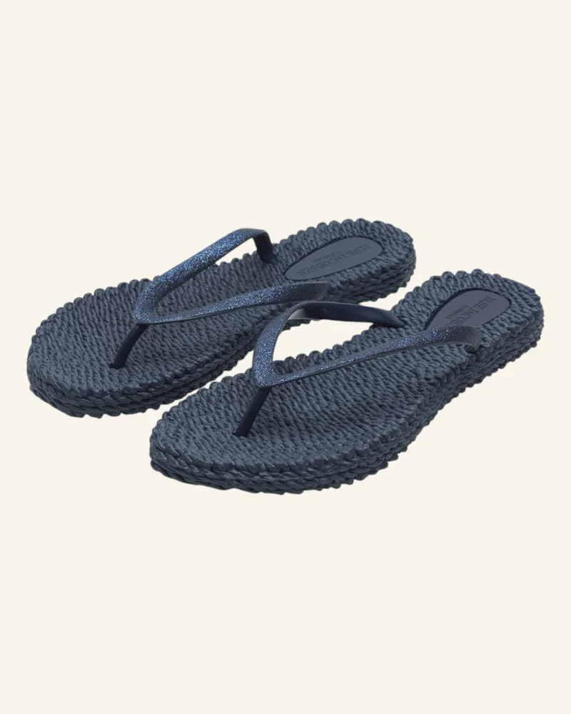 Ilse Jacobsen Zehentrenner Cheerful blau Dunkelblau