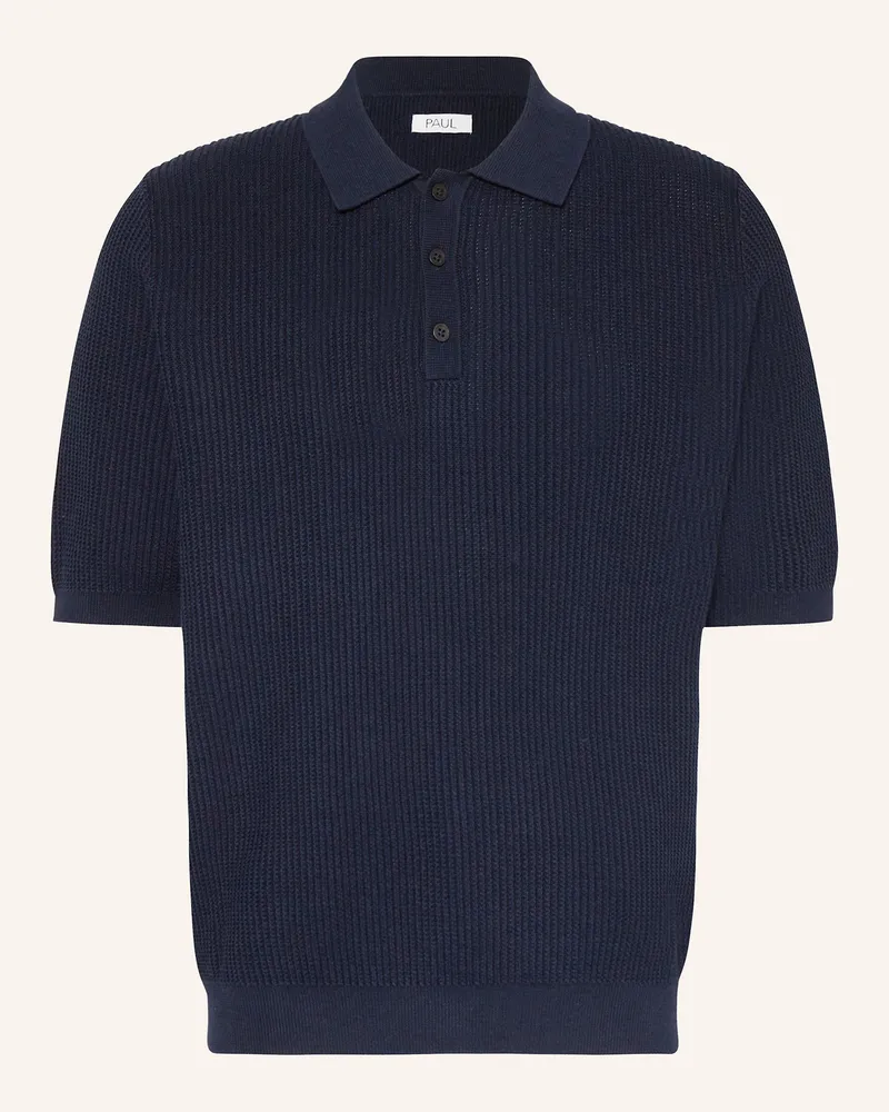 paul Strick-Poloshirt blau Dunkelblau