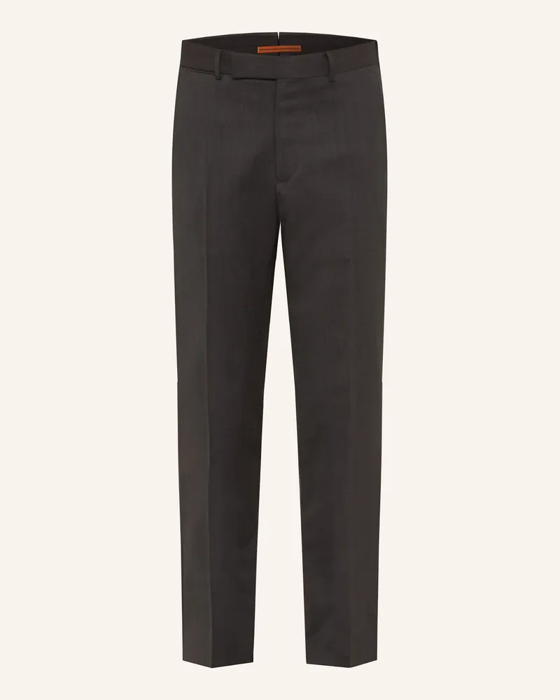Ermenegildo Zegna Hose Regular Fit grau Dunkelgrau