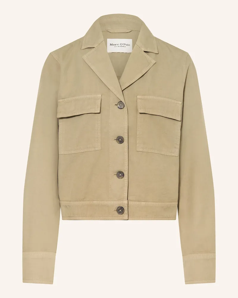 Marc O'Polo Cropped-Blazer Beige