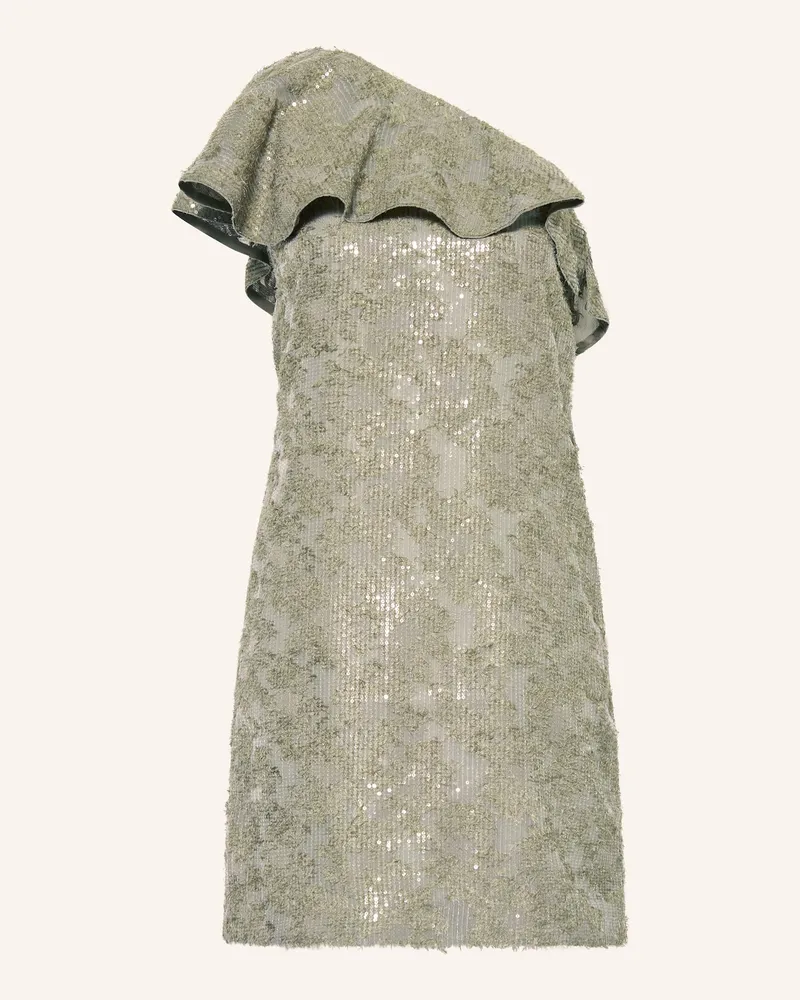 Dorothee Schumacher Cocktailkleid SEQUIN STATEMENT mit Pailletten Oliv