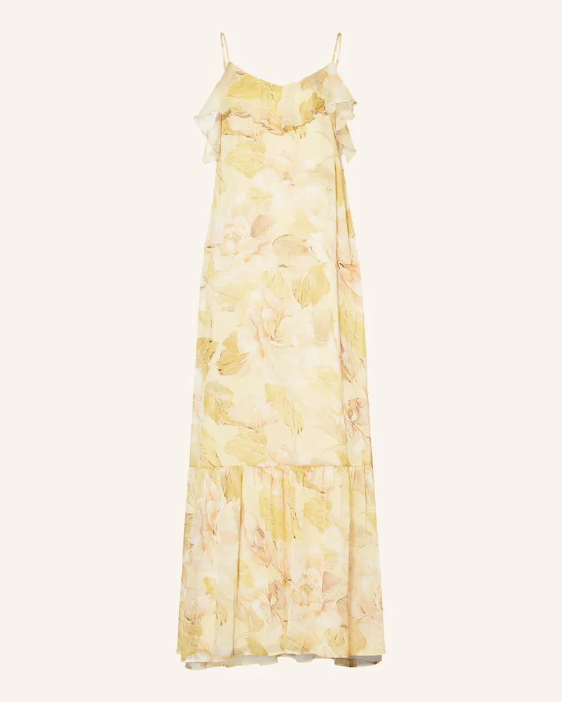 Mrs & HUGS Kleid Mit Volants gelb Ecru