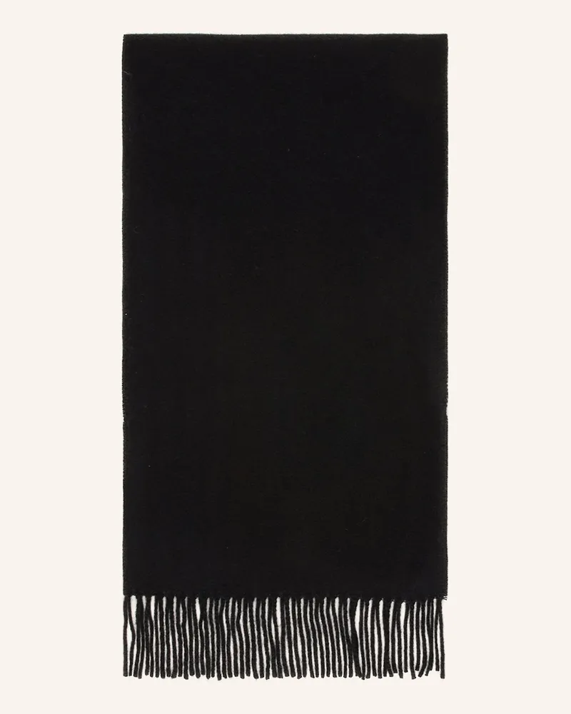 Strokesman's Cashmere-Schal schwarz Schwarz