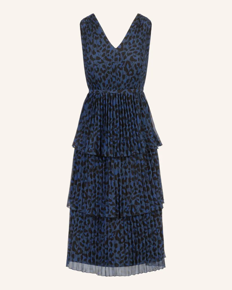 Apart Midi Plisseekleid Blau