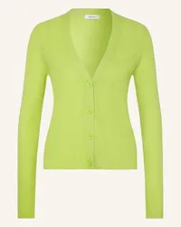 Darling Harbour Strickjacke aus Cashmere Gruen