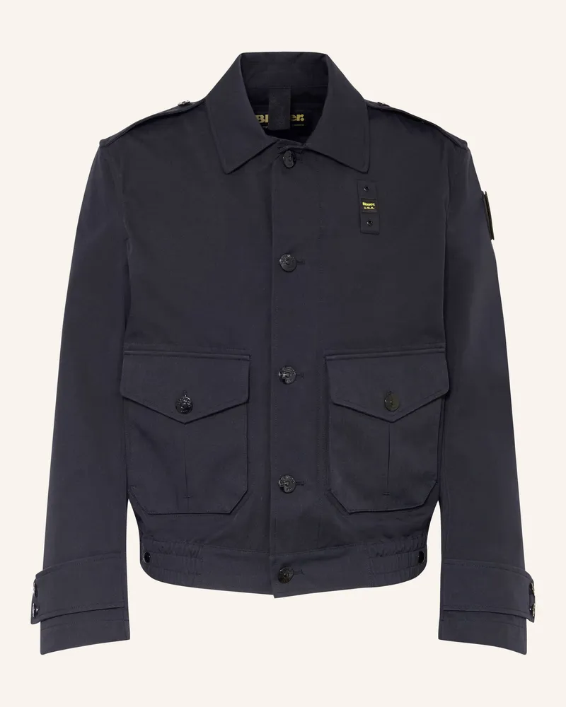 Blauer Overjacket Alvarado blau Dunkelblau
