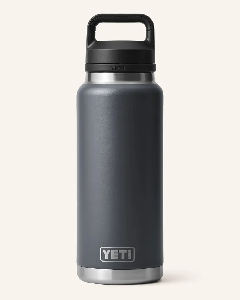 Yeti Isolierflasche RAMBLER Dunkelgrau