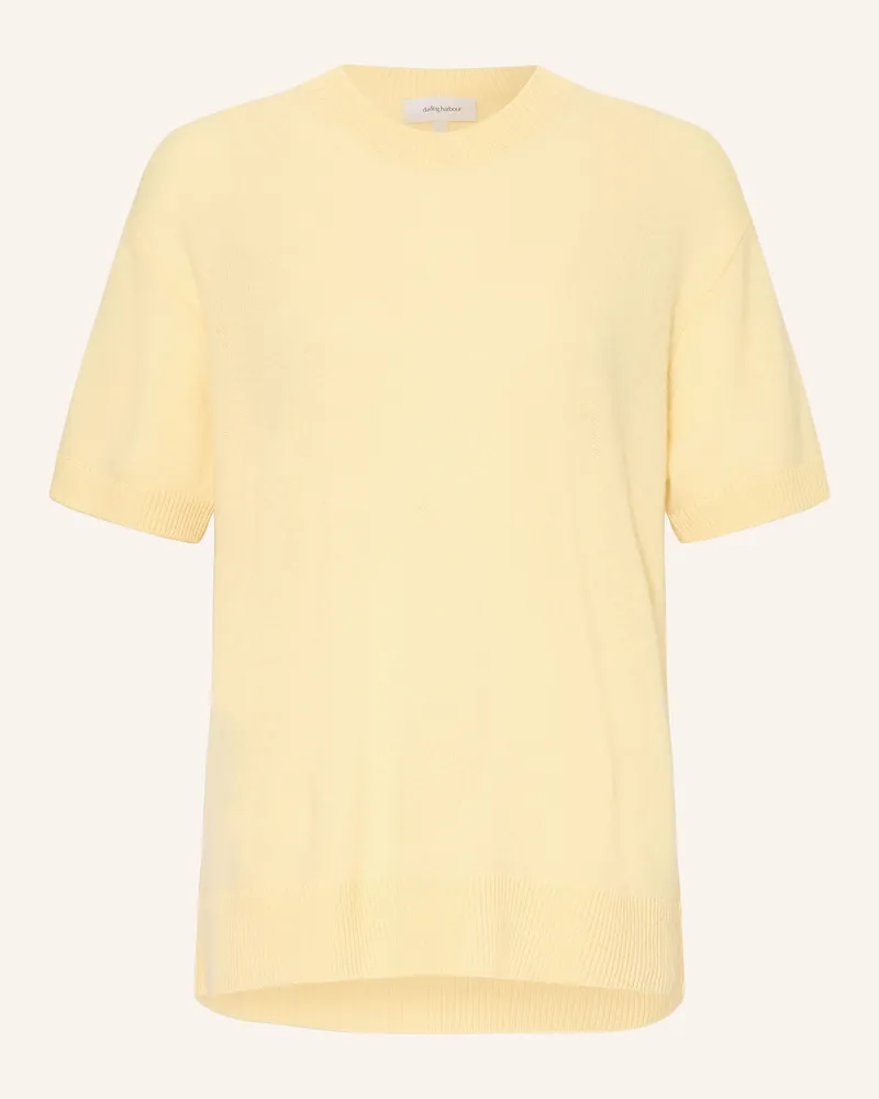 Darling Harbour Strickshirt Mit Cashmere gelb Vanilla