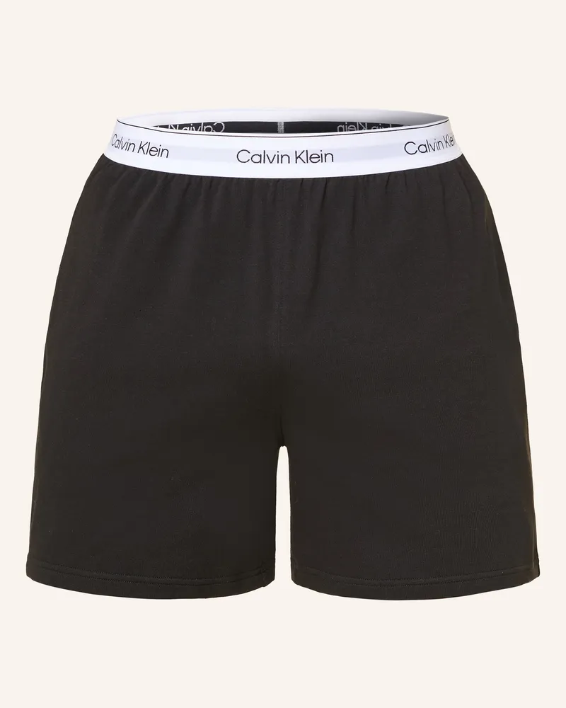 Calvin Klein Schlafshorts Cotton Jersey schwarz Schwarz