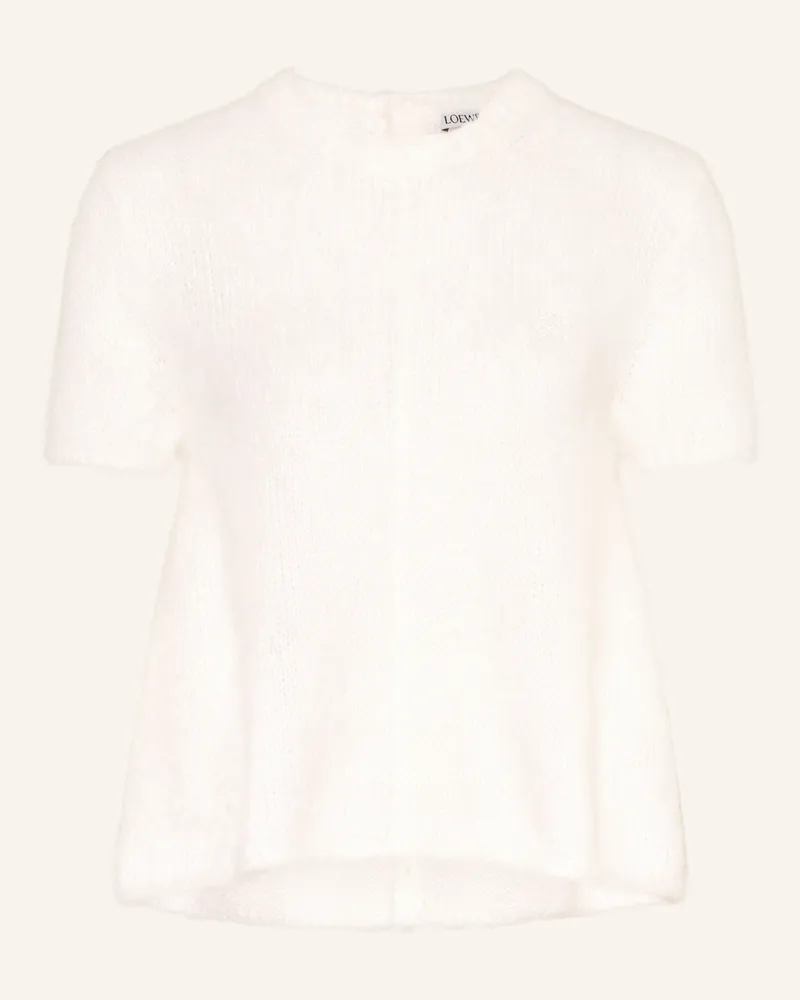 Loewe Strickshirt mit Mohair Creme