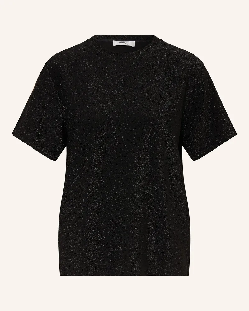 ottod’Ame Strickshirt mit Glitzergarn Schwarz