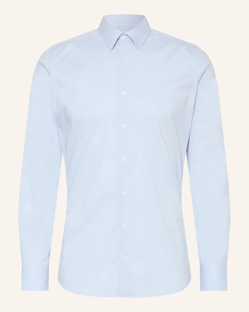 paul Hemd Slim Fit blau Hellblau