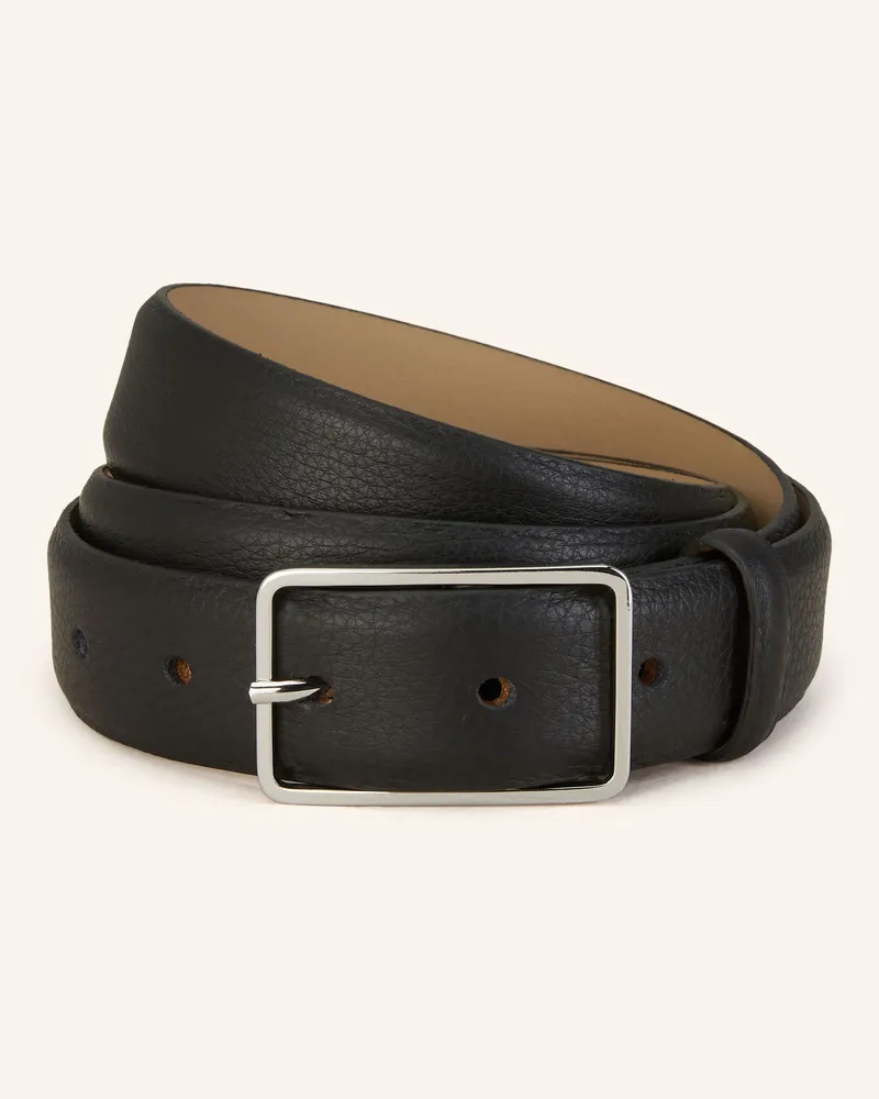 Abro Ledergürtel Dahlia schwarz Schwarz