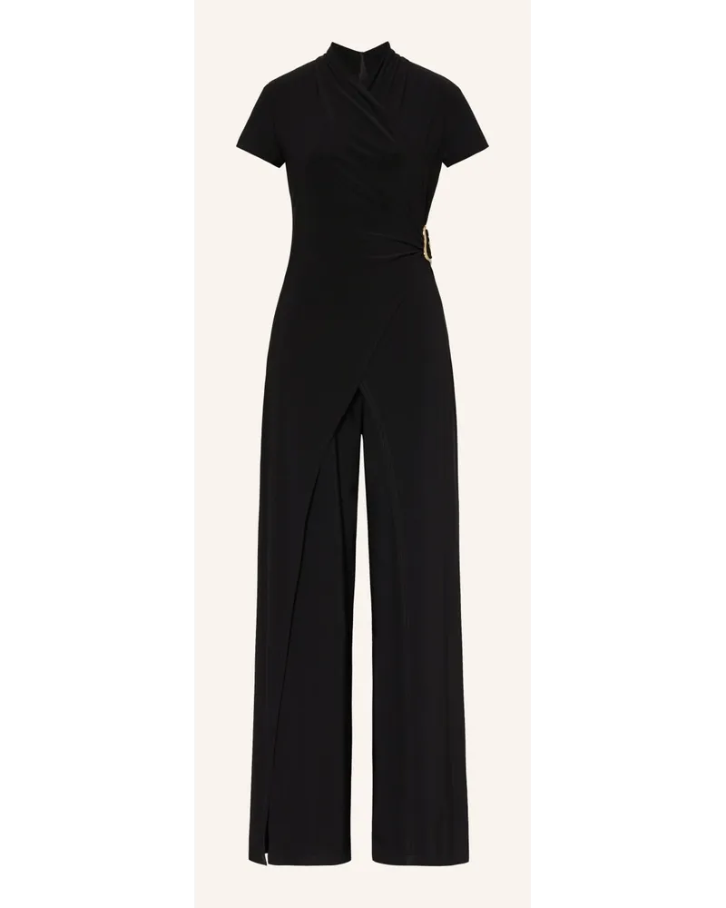 Joseph Ribkoff Jumpsuit in Wickeloptik Schwarz