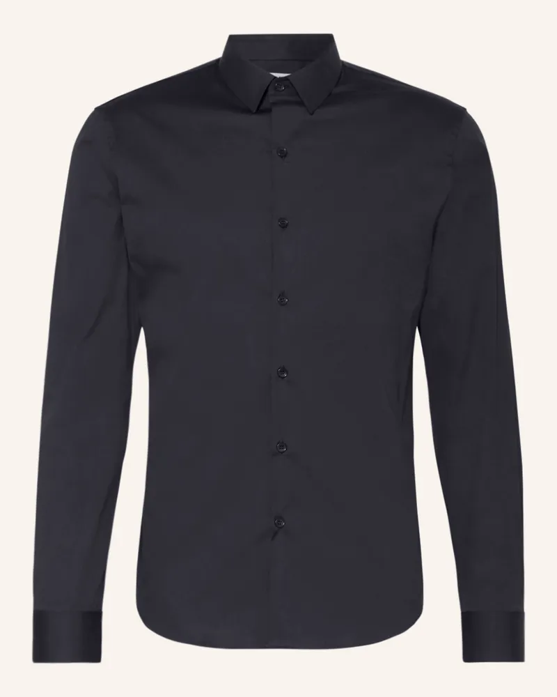 Sandro Hemd Extra Slim Fit blau Dunkelblau