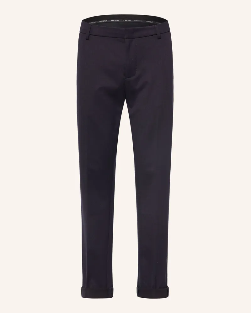 Dondup Flanell-Chino Gaubert Relaxed Fit blau Dunkelblau