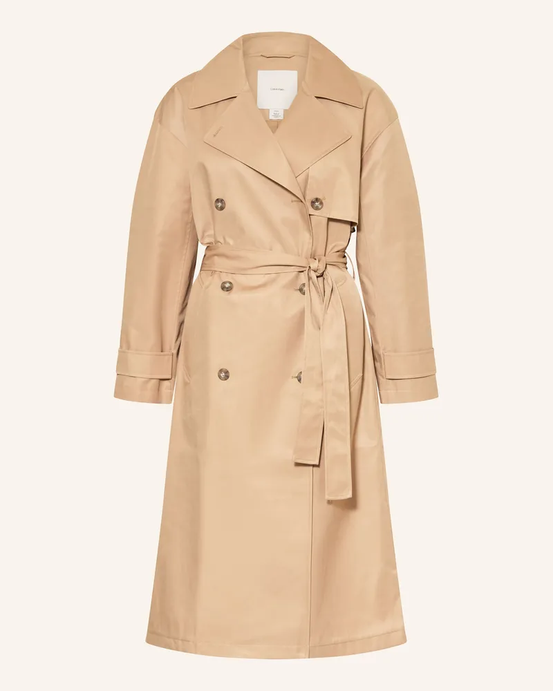 Calvin Klein Trenchcoat braun Camel